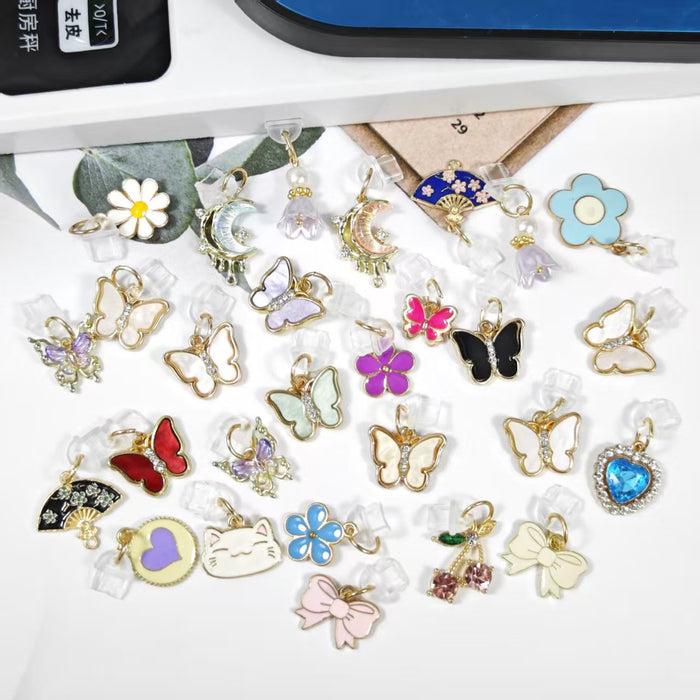 Wholesale Diamond star and moon pendant Mobile Phone Stands