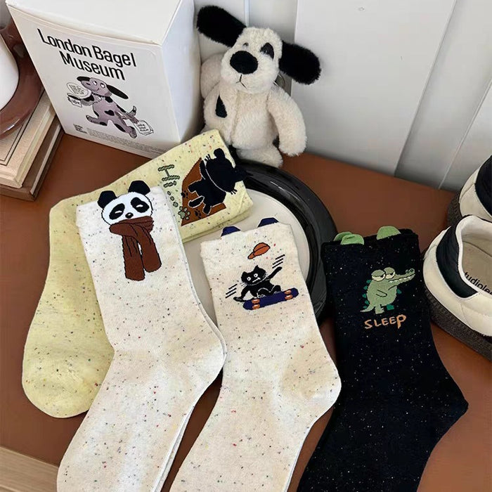 Wholesale High looks socks, funny college socks, cartoon ideas, tube gauze, tube socks