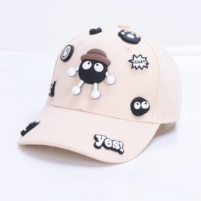 Wholesale Cute Baby Baseball Cap Coal Ball Design Fashion Hip Hop Hat For Kids Boys Girls