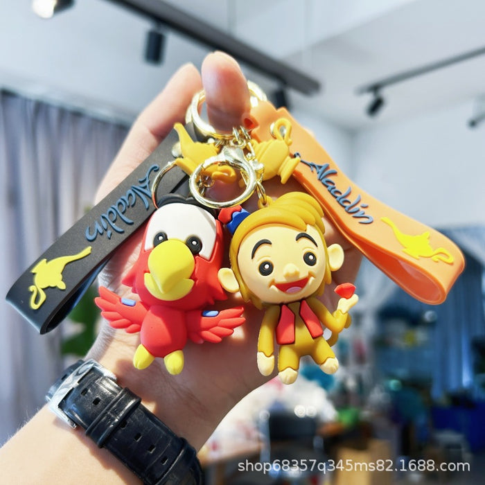 Wholesale PVC Cartoon Doll Keychain JDC-KC-WuYi177