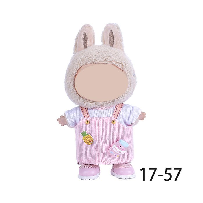 Wholesale shaped plaid overalls suit