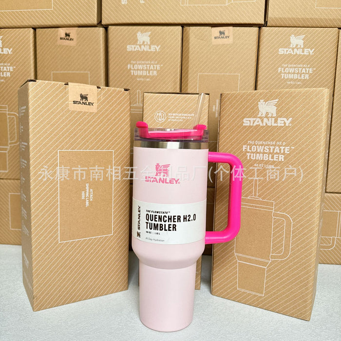 Wholesale 40oz giant straw cup,  car-friendly stainless steel large capacity ice bullies cup