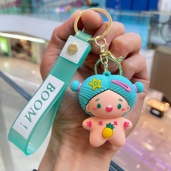 Wholesale Keychain Cute Doll Backpack Pendant Car Keychain Pendant