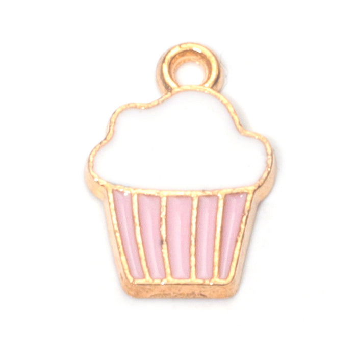 Wholesale Chic Pink Alloy Oil Drip DIY Jewelry Charms Crown Theme for Bracelet Necklace Bag Decoration