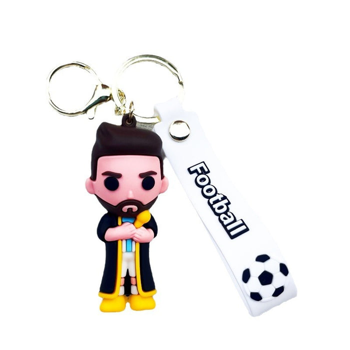 Wholesale Cartoon Soccer  Keychain Bag Pendant