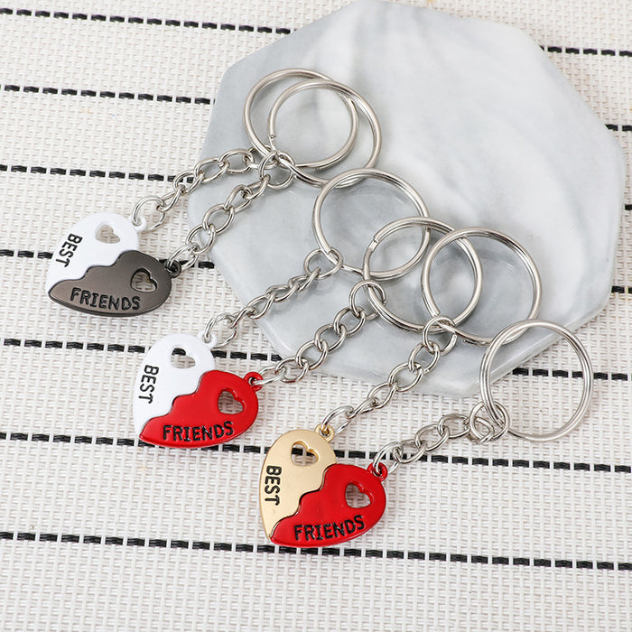 Wholesale Magnetic Heart Stainless Steel Keychain JDC-KC-JinZ008