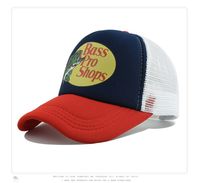 Wholesale Printed baseball cap summer net cap outdoor sunscreen sunshade driver cap