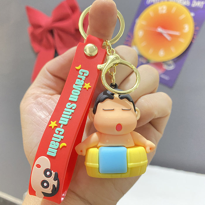 Wholesale PVC Cartoon Doll Keychain JDC-KC-WuYi130