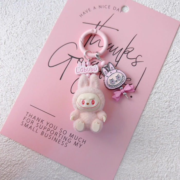 Wholesale Doll vinyl doll mobile phone pendant key chain handmade DIY car pendant