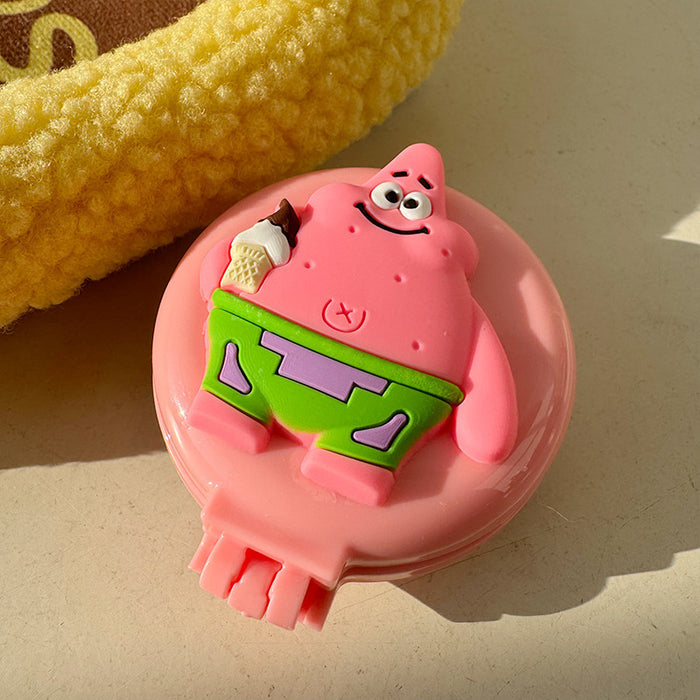 Wholesale Cartoon folding mirror and portable mini air cushion comb
