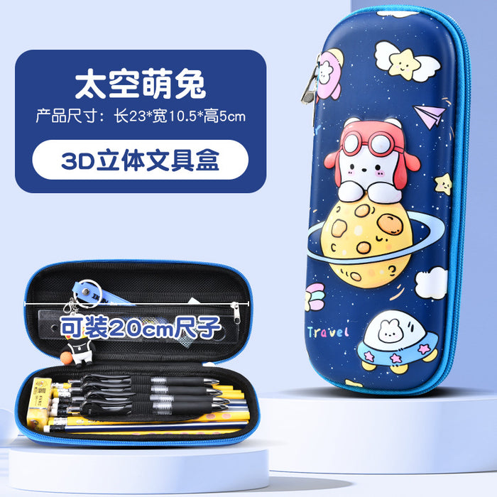 Wholesale Cartoon Pencil Case for Primary School Students Large Capacity Storage