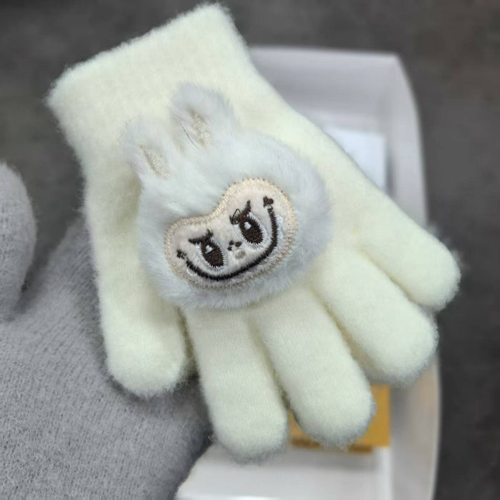 Wholesale Children Winter Cute Cartoon Warm Knitted Gloves