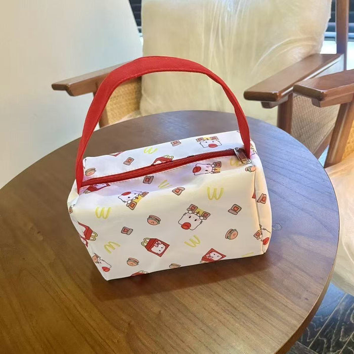 Wholesale Fresh Sweet Cartoon Cat Makeup Bag Large Capacity Cloth Travel Storage Bag