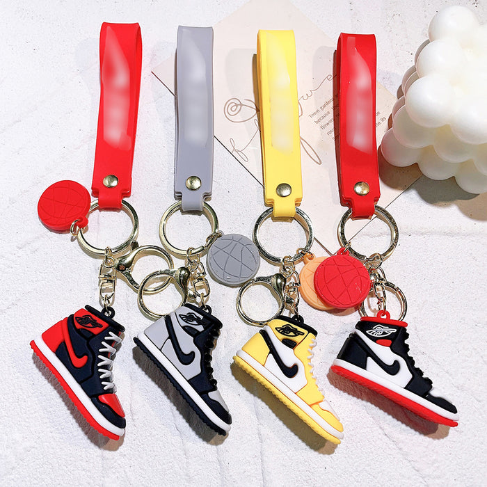 Wholesale Cartoon Shoes Silicone Doll Keychain JDC-KC-QiChao011