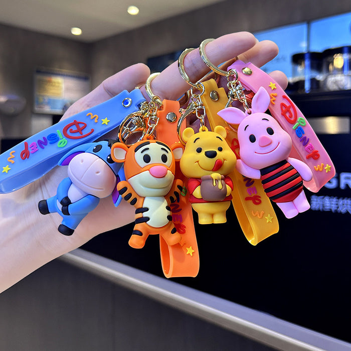 Wholesale 2024 Silicone Cartoon Doll Keychain JDC-KC-ZiX029