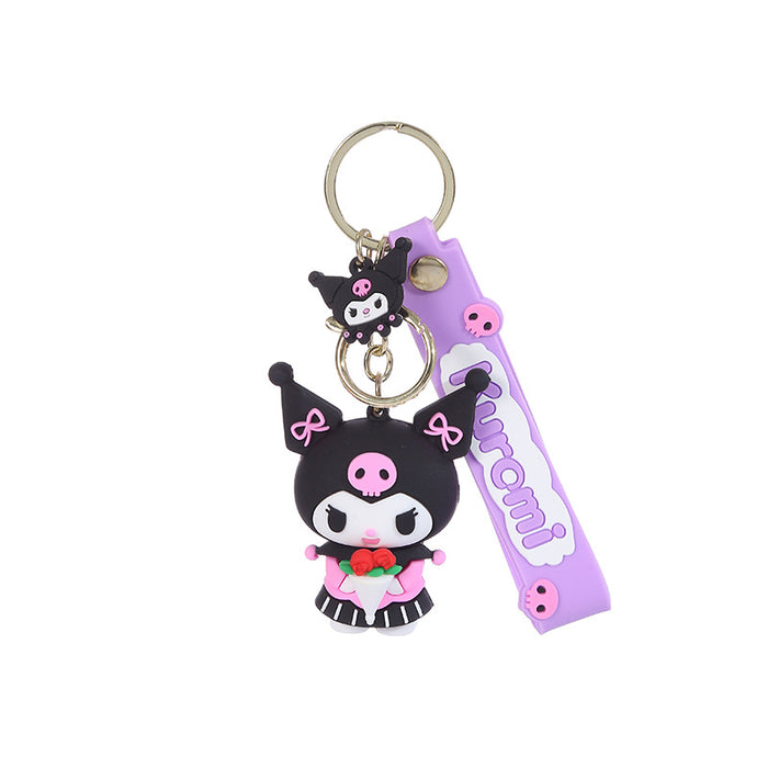 Wholesale Silicone Cartoon Doll Keychains (S) JDC-KC-WC015