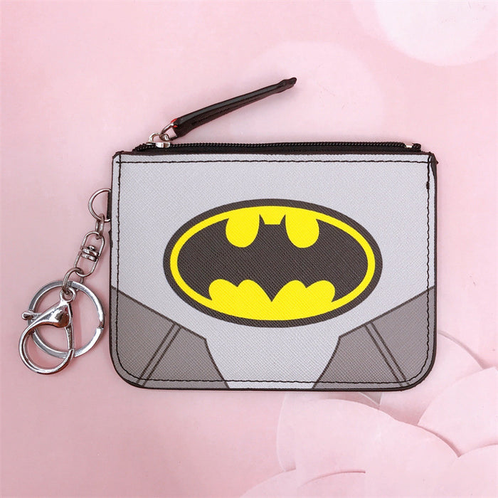 Wholesale PU Cartoon Printing with Key Ring Coin Card Holder JDC-WT-YaLL014