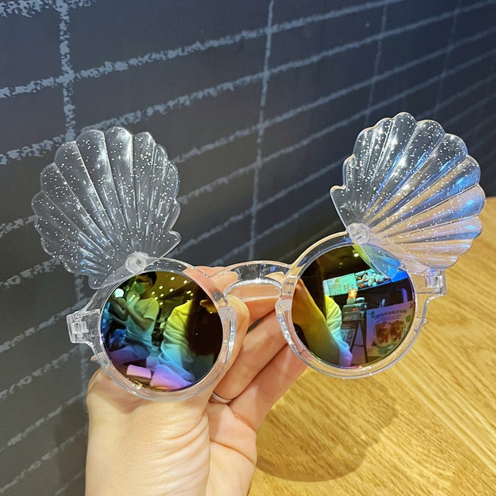 Wholesale Children's sunglasses, UV resistant, cute flip up glasses, personalized sunglasses, sun protection