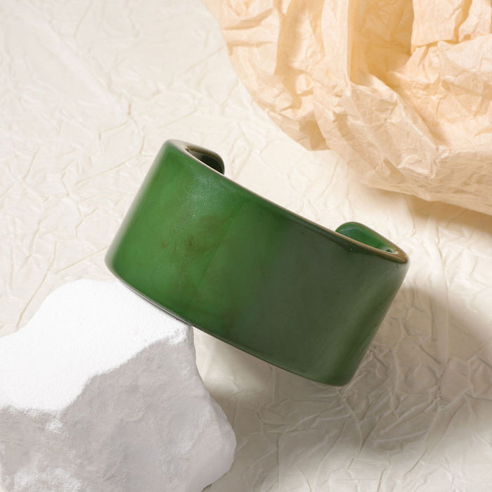 Wholesale Jade Wide Version Resin Guofeng Bracelet Multicolor All-match Women's Style