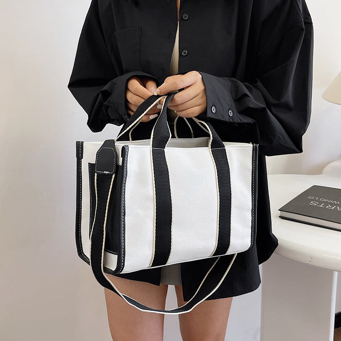 Wholesale Canvas Urban Simplicity Tote Bag Stylish Everyday Fashion Accessory