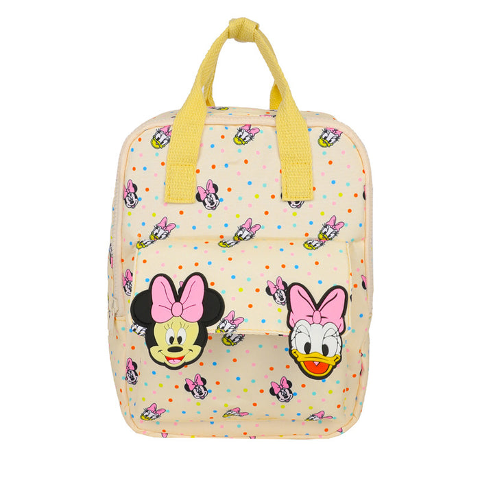 Wholesale Light pink polka dot anime cartoon backpack,  dopamine-inspired cute children' s backpack