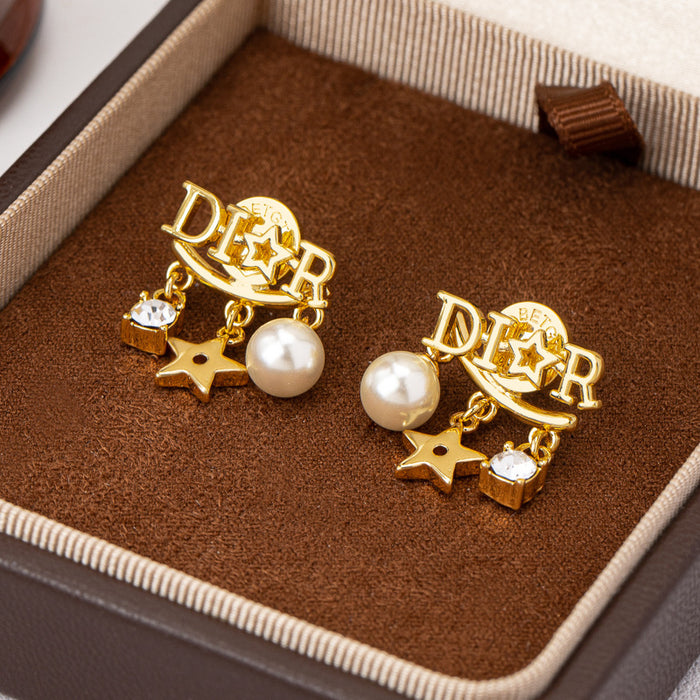 Wholesale Snowflake Pearl Earrings for Women