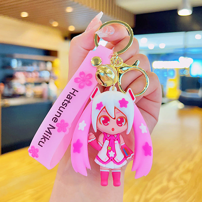 Wholesale Cartoon Twin Ponytail Beautiful Girl Keychain JDC-KC-YDao091