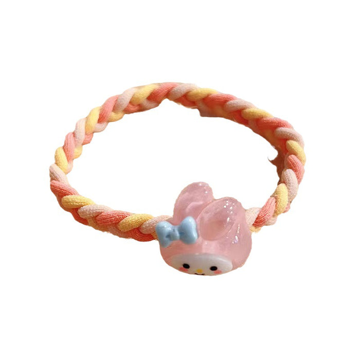 Wholesale Cartoon Cute Braided Fabric Hair Tie JDC-HS-Weiye006