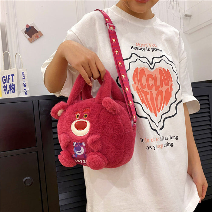 Wholesale Cartoon Plush All-match Shoulder Bags