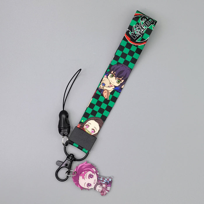Wholesale Cartoon Lanyard Keychains Removable Wrist Strap