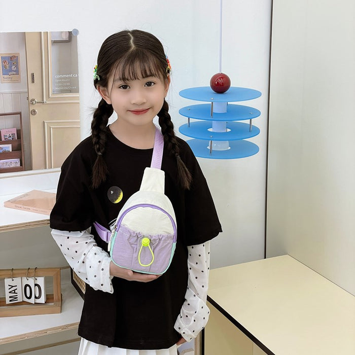 Wholesale Children's Chest Bag  Baby Small Satchel  Fashionable Backpack