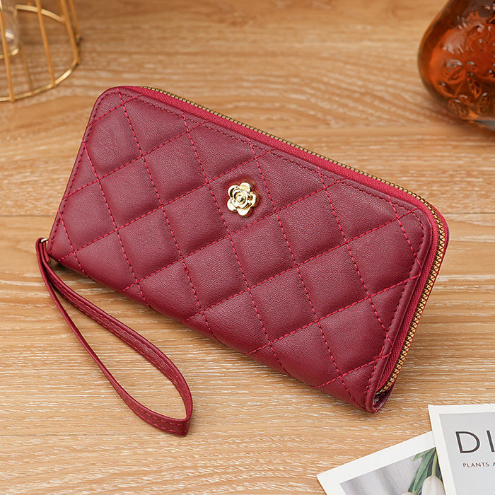 Wholesale Light Luxury Fresh Fragrant Women's Wrist Bag Wallet Women's Multi Card Women's Mobile Phone Bag JDC-WT-XQ002