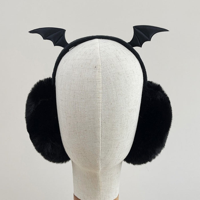 Wholesale Earmuffs Winter Warm Ear Punk Gothic Bat Ear Bag Dark Devil Ear Cover