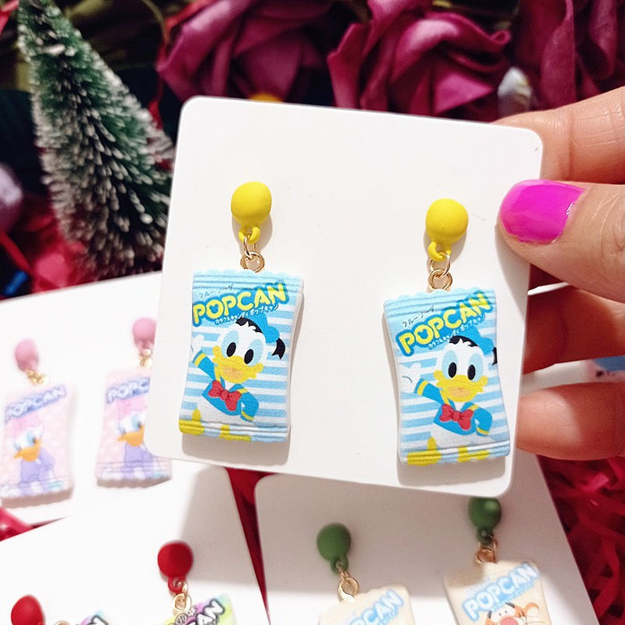 Wholesale Cute Resin Cartoon Earrings JDC-ES-Xiaox014