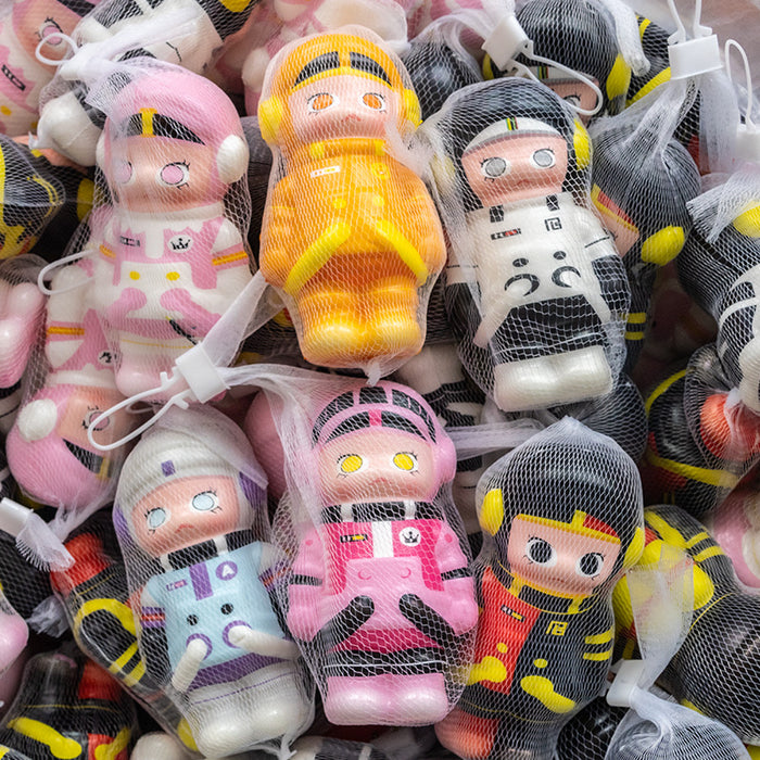 Wholesale 7pcs/set Decompression Internet celebrity hot-selling decompression children' s toy slow rebound pinch