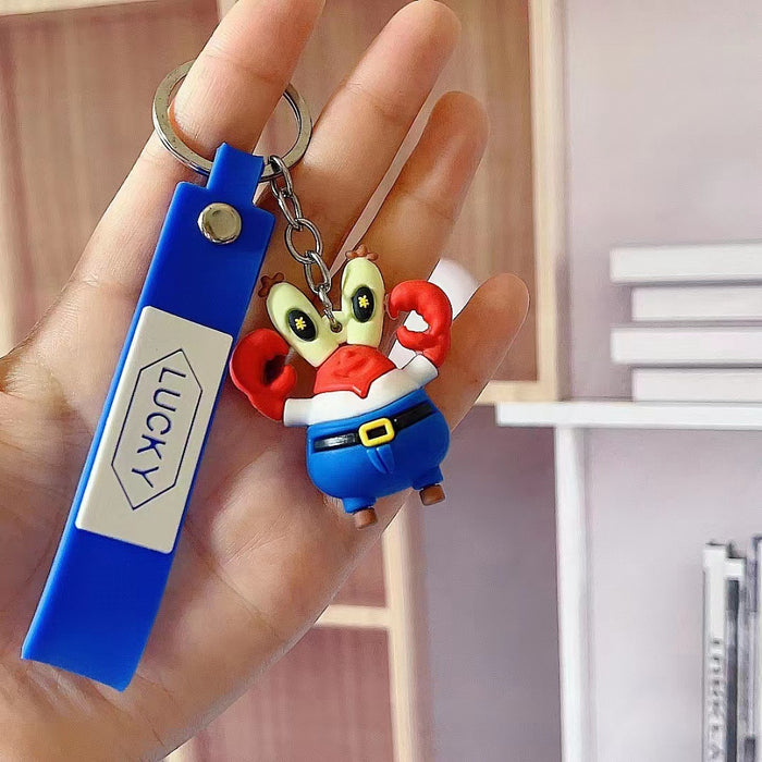 Wholesale   Cartoon  Keychain Pendant Cute Couple Bag Pendant Key Chain