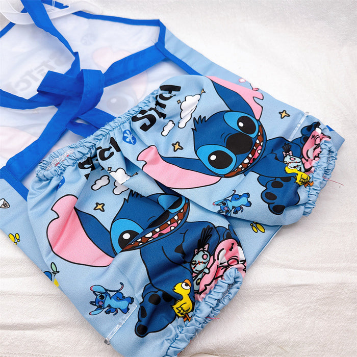 Wholesale 5pcs/ set Cute cartoon children' s apron,  waterproof and stain-proof chef coat,  art class smock