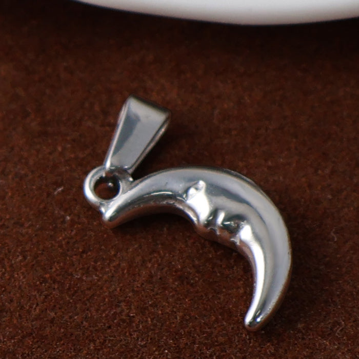 Wholesale 6PCS/SET Stainless Steel Single Pendant Gold Plated