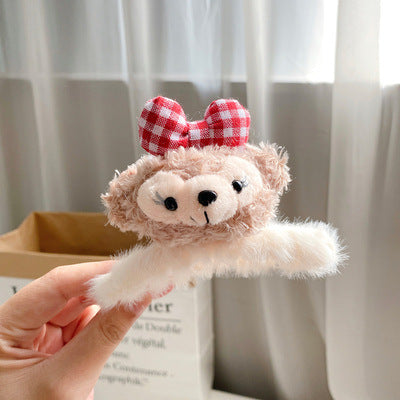 Wholesale Plush Cute Cartoon Large Hair Clips JDC-HC-Zhongx001