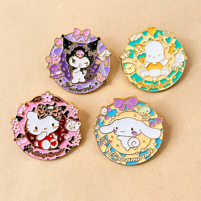 Wholesale Advanced cartoon brooch, cute metal badge, clothes, bags, accessories