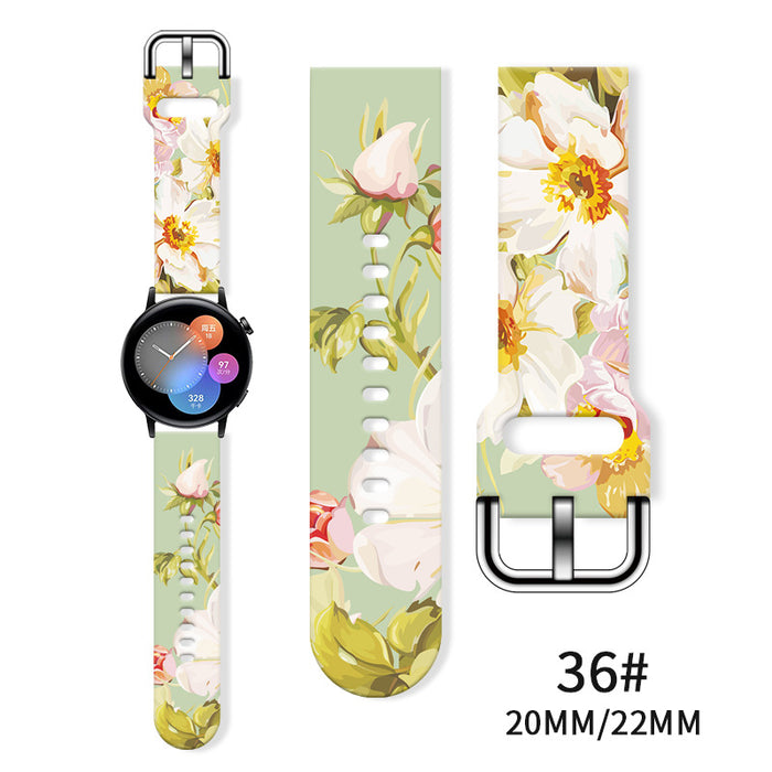 Wholesale Printed  Tpu Watch Strap Wrist Strap JDC-WD-NuoQi085