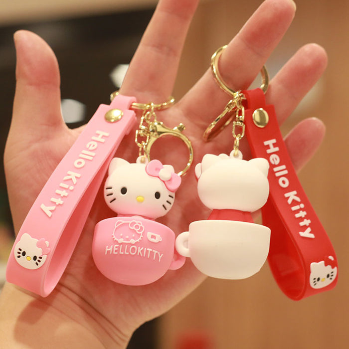 Wholesale Cartoon Doll Silicone Keychain JDC-KC-NiuTe004