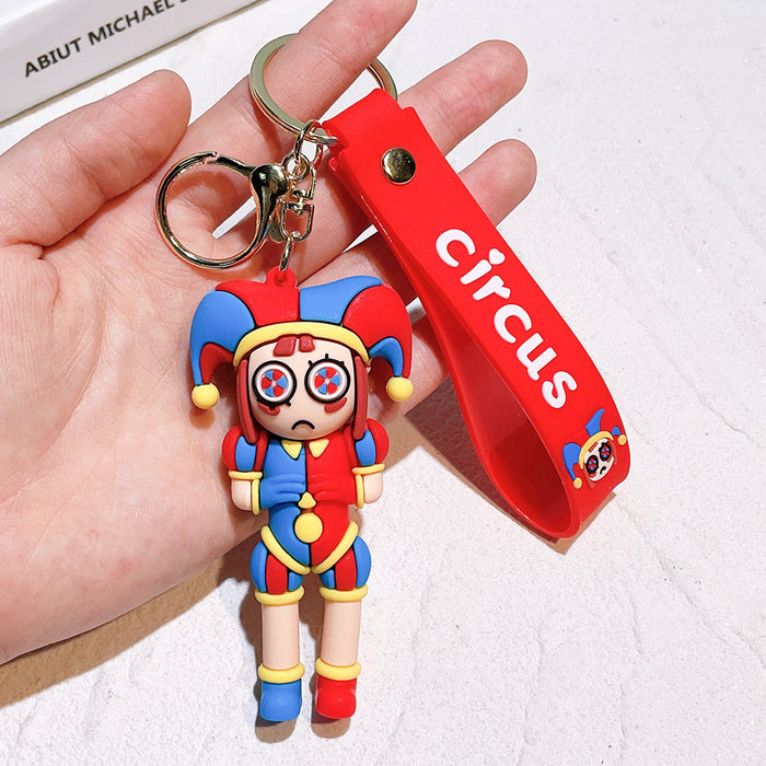 Wholesale Cartoon Doll PVC Keychain JDC-KC-Qiwei001