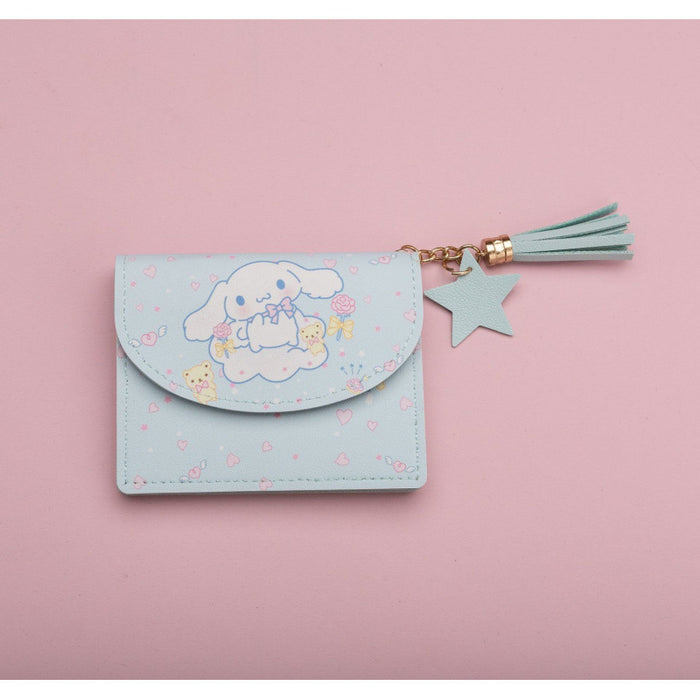 Wholesale Cute Cartoon Print PU Tassel Card Holder Multi-slot Wallet Student Gift Accessory
