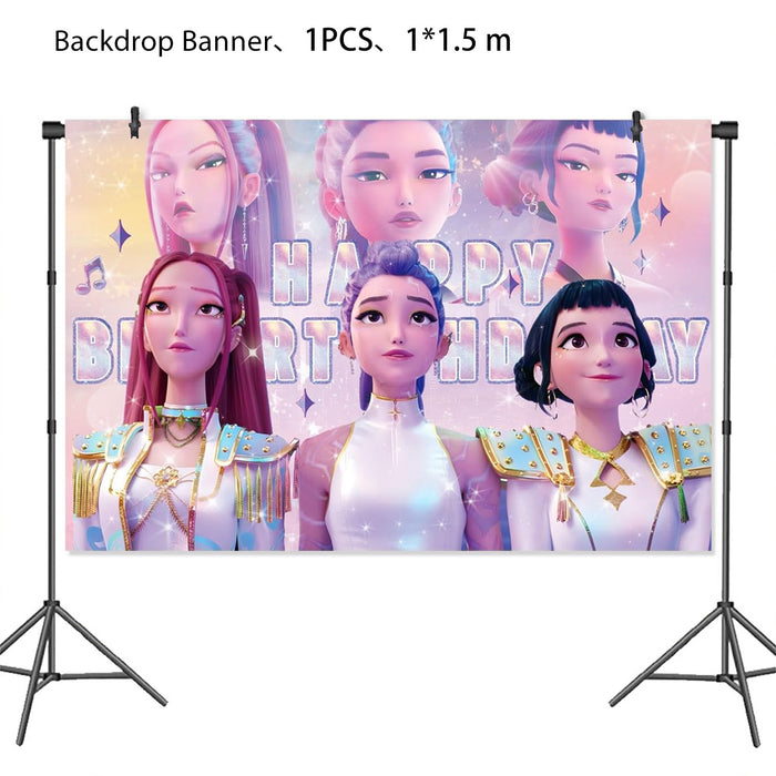 Wholesale KPOP themed party decorations candy boxes,  gift bags,  New Year' s gift decorations,  banners