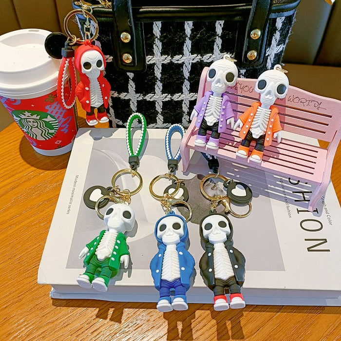 Wholesale Cartoon Doll Silicone Keychain JDC-KC-MingT261