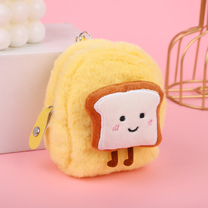 Wholesale Plush small change purse mini cartoon cute wallet