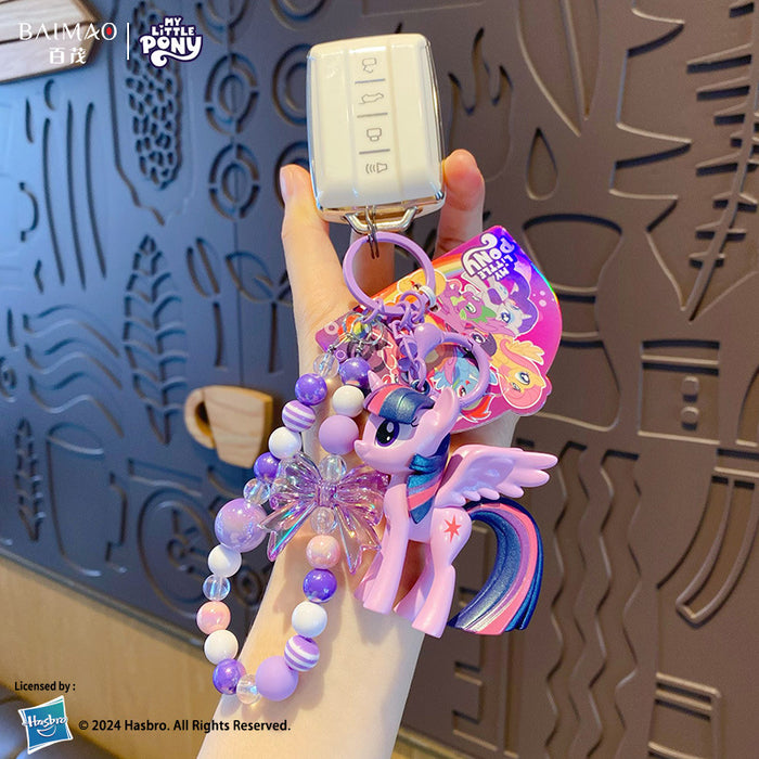 Wholesale Beaded keychain cute doll backpack pendant