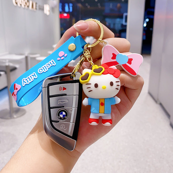 Wholesale PVC Cartoon Doll Keychain JDC-KC-NLu001