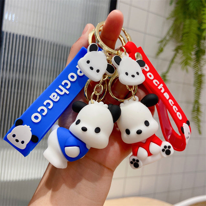Wholesale Fashion keychain cartoon dog doll car key pendant cute